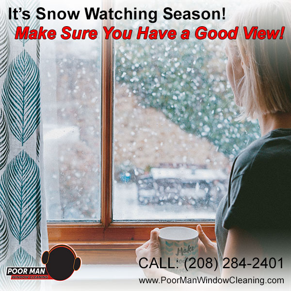 boise winter window washing