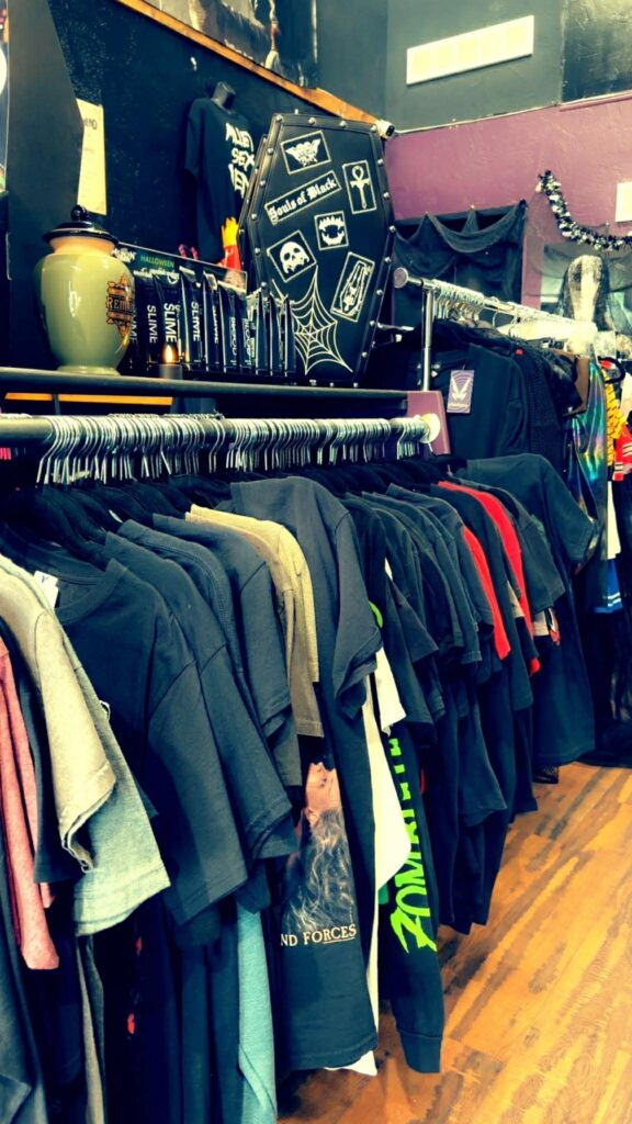 Clothing racks, dark fashion